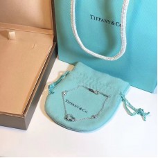 Bransoletka damska Tiffany Elsa Peretti Diamonds By The Yard Open Heart Silver