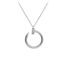 Naszyjnik Cartier Juste Un Clou z białych diamentów