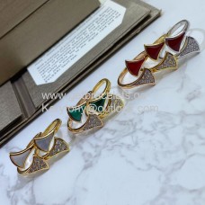 Pierścionek Bvlgari Divas Dream z kamieniem i diamentami w kolorze różowego złota