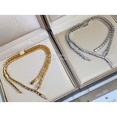 Naszyjnik Bvlgari Serpenti Viper Sleek Shapes z żółtego złota/białego złota