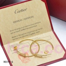 Kolczyki Cartier Juste Un Clou z 18-karatowego żółtego złota z diamentami