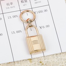 Pierścień/klamra do szalika Hermes Lock w kolorze różowego złota