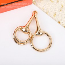 Pierścień/klamra do szalika Hermes Mors w kolorze różowego złota