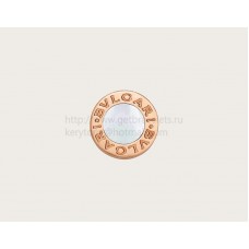 BVLGARI BVLGARI STWÓRZ SWOJĄ PARĘ Zestaw pojedynczych kolczyków z różowego złota z masą perłową