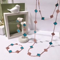  Van Cleef Arpels Alhambra z diamentami i agatem