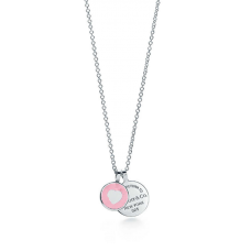 Naszyjnik z podwójnym okrągłym wisiorkiem Return To Tiffany, prezent na Walentynki