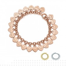 Bransoletka Return To Tiffany Multiÿheart Tag ze srebra próby 925 Lady