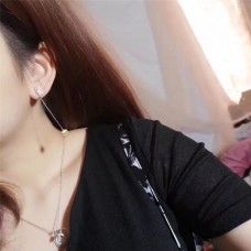 Kolczyki asymetryczne Tiffany Butterfly w kolorze żółtym/fioletowym, damskie, cena w Kanadzie