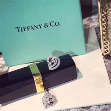 Kolczyki Tiffany Enchant w kształcie serca ze srebra 925, wysadzane kryształami