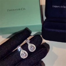 Kolczyki wiszące Tiffany Gorgeous w kształcie gruszki z kryształkami Dupe