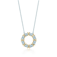 Naszyjnik z łańcuszkiem Tiffany Schlumberger Sixteen Stone Circle z wisiorkiem dla kobiet w Kanadzie Cena