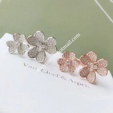 Van Cleef Arpels Frivole Między Pierścionkiem z Żółtego Złota/Białego Złota/Różowego Złota z Diamentem Hurtownie